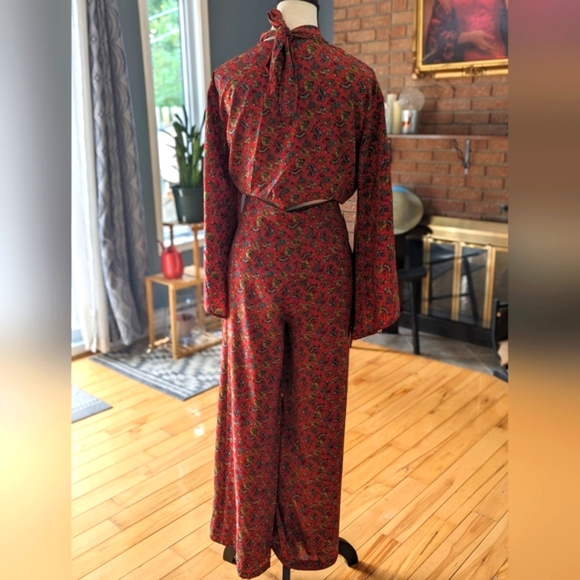 NWOT Handmade Indian Paisley Wrap 2pc Set - Picture 4 of 8